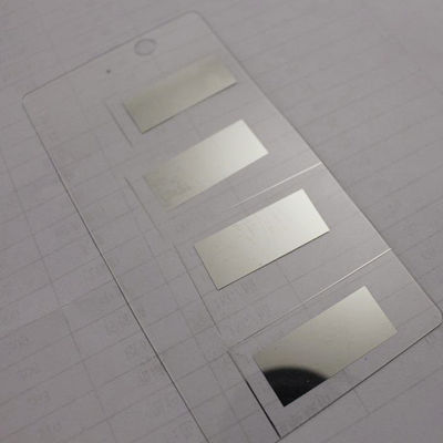 Goede prijs. Spiegelchroom en goud Spiegel zijde-schermprinten Ink gedrukt op de achterzijde van glas plastic online